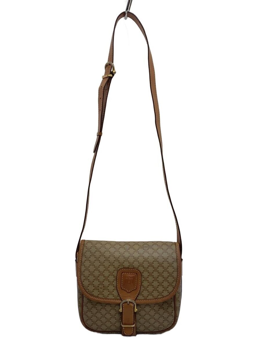 Celine Shoulder Macadam Bag Brown All over